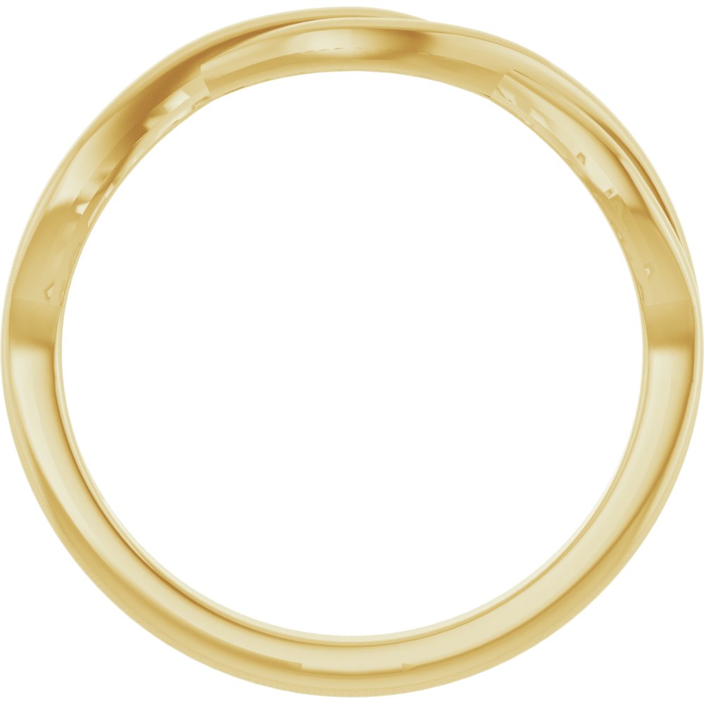 14K Yellow or White Twisted Ring