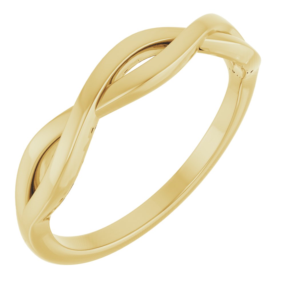 14K Yellow or White Twisted Ring
