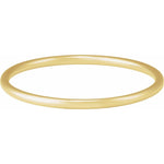 14K Yellow or White 4 mm Bangle 7 1/2" Bracelet