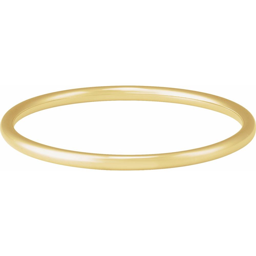 14K Yellow or White 4 mm Bangle 7 1/2" Bracelet