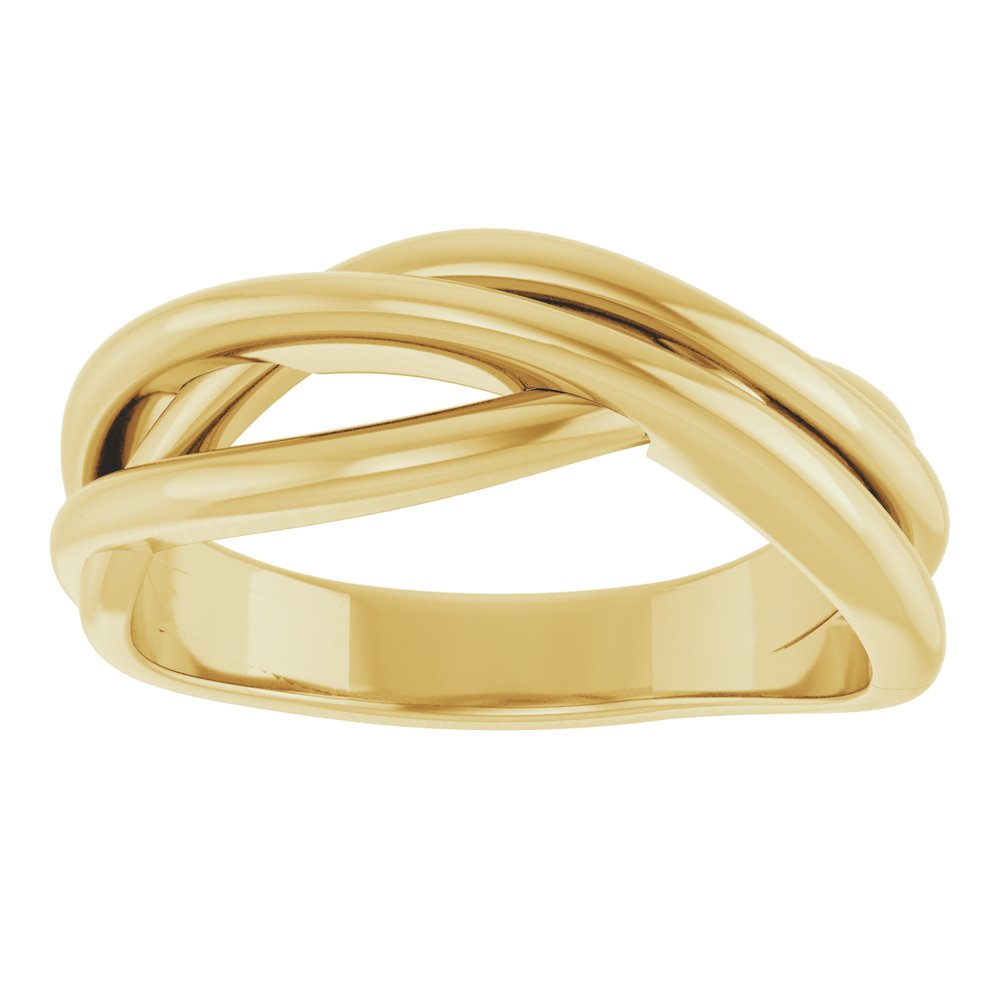 14K Yellow or White Freeform Ring
