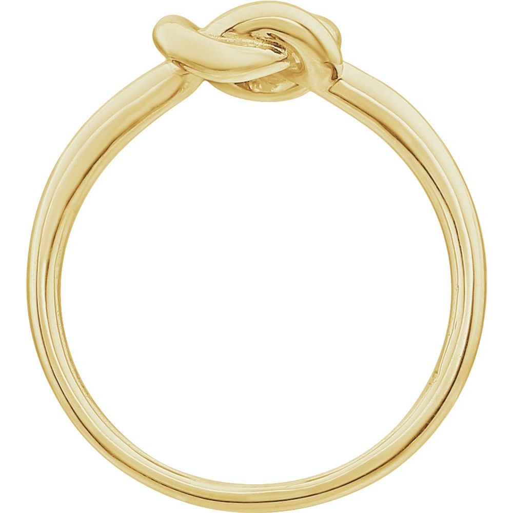 14K Yellow or White Knot Ring