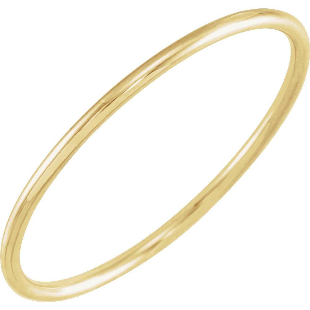 14K Yellow or White Stackable Ring