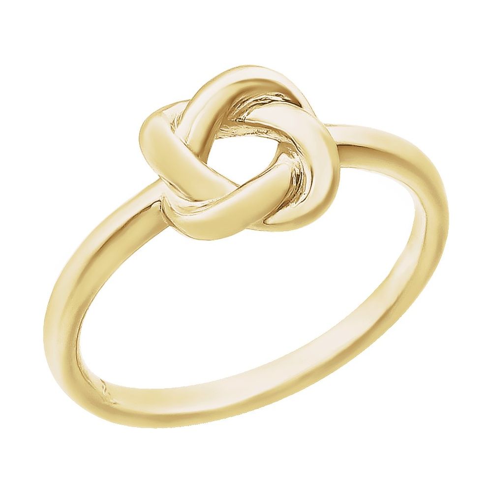 14K Yellow or White Knot Ring