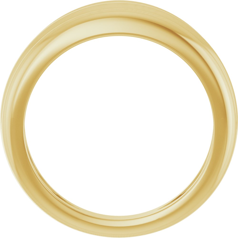 14K Yellow or White Triple Dome Ring