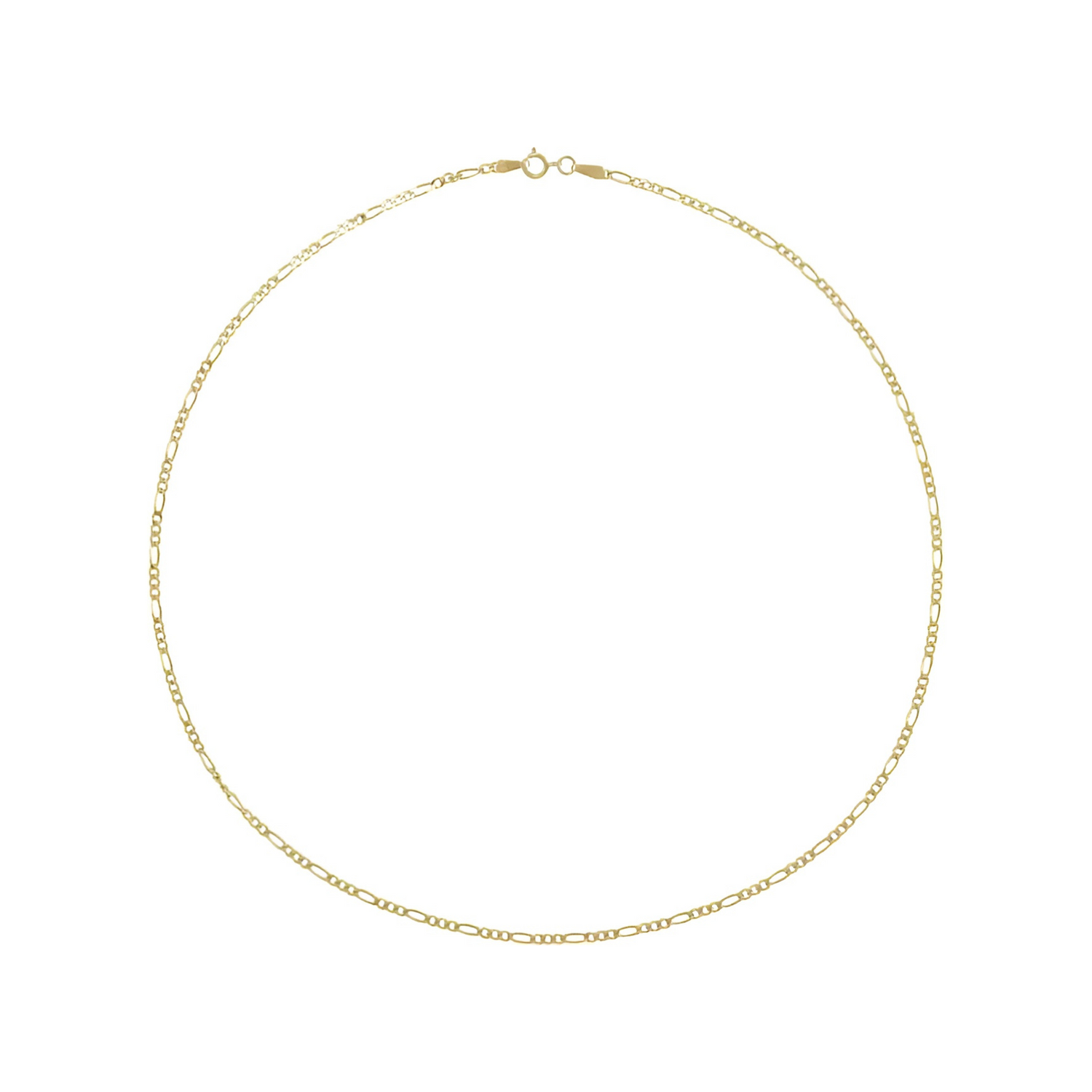 Figaro Chain - 14K Yellow