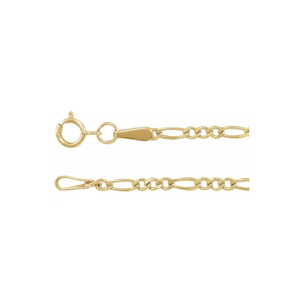 Figaro Chain - 14K Yellow