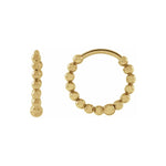 Beaded Huggie Earrings