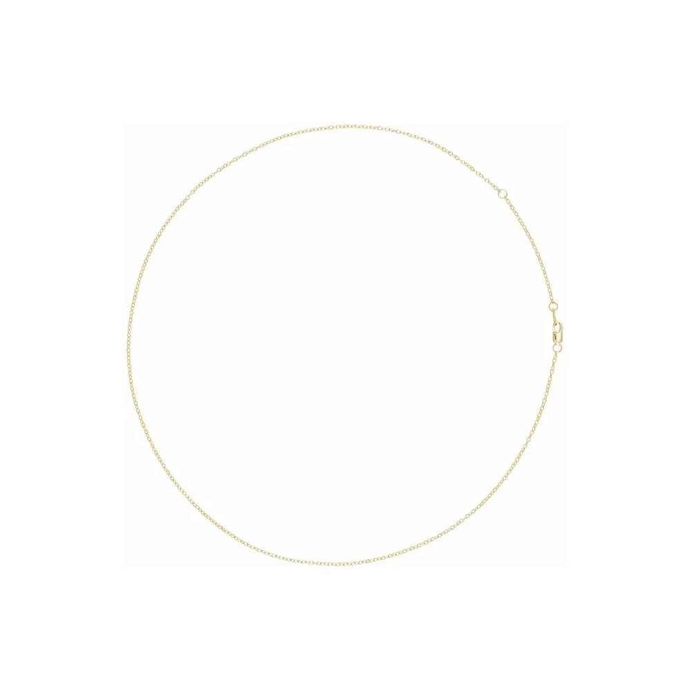 Cable Chain - 14K Gold or 14K White