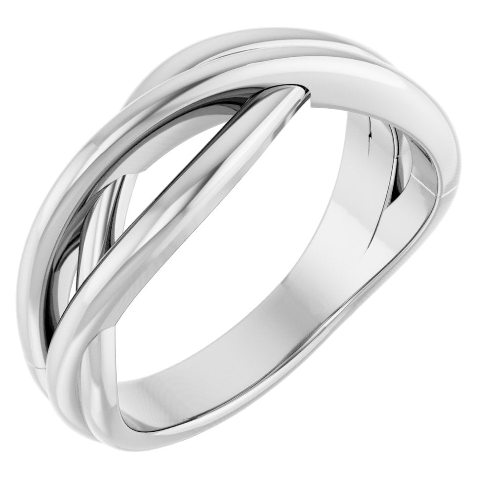 14K Yellow or White Freeform Ring