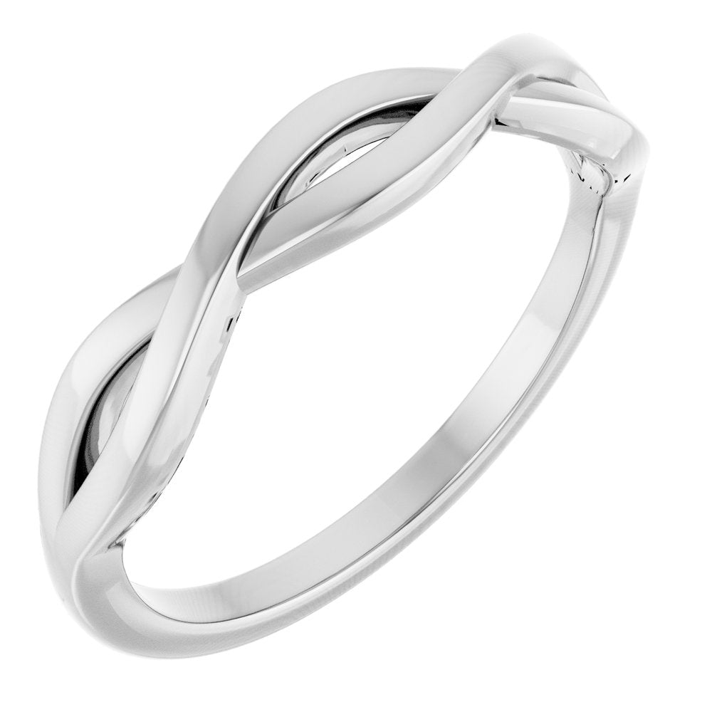14K Yellow or White Twisted Ring