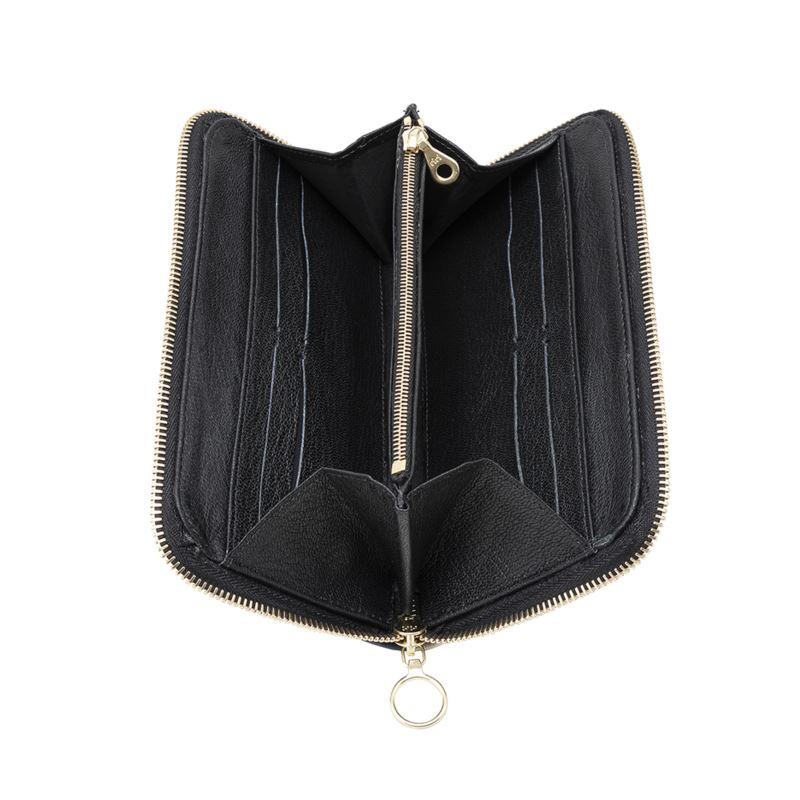 Zebra Style Leather Zip Purse - Personalize it with your name, if you want!