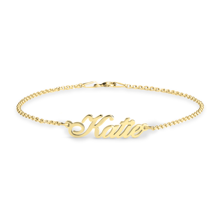 Personalized Cursive Name Bracelet