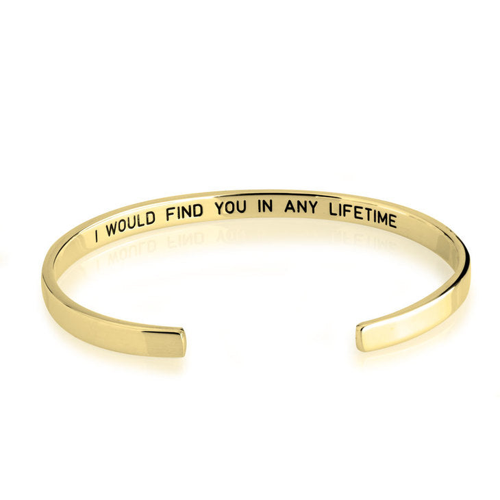 Hidden Interior Message Bracelet